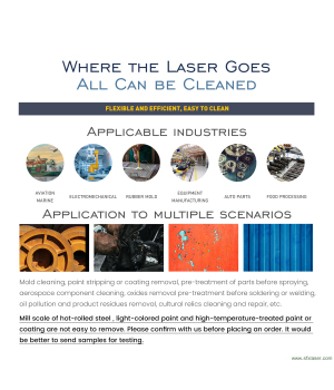 US Stock SFX BLC-2000 Continuous Handheld Laser Cleaning Machine Laser Metal Rust Paint Removal Machine